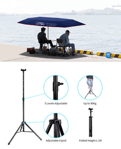 Patio / outdoor umbrella Stand Attachment complete with Anchor Pin & Rope